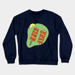 Butabara Pork Belly (Pork Belly Skewer) Crewneck Sweatshirt